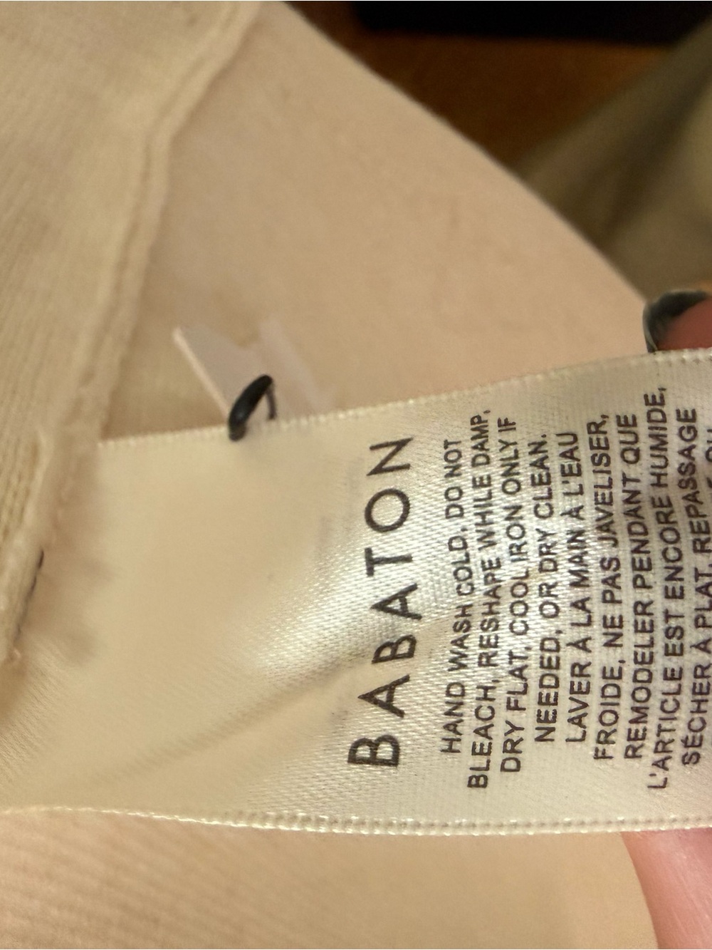 Babaton Soft Cream Knit Shacket with Button Front - Picture 3 of 4